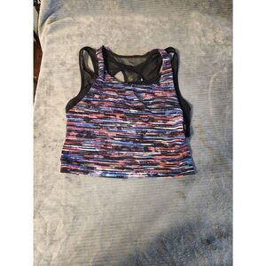Lululemon Women’s Break Free Tank Nulux in Hinshu Alpine White Multi Size 6